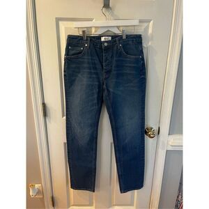 WESC Stockholm Bob Button Fly Straight Leg Jeans sz 32X32 EUC